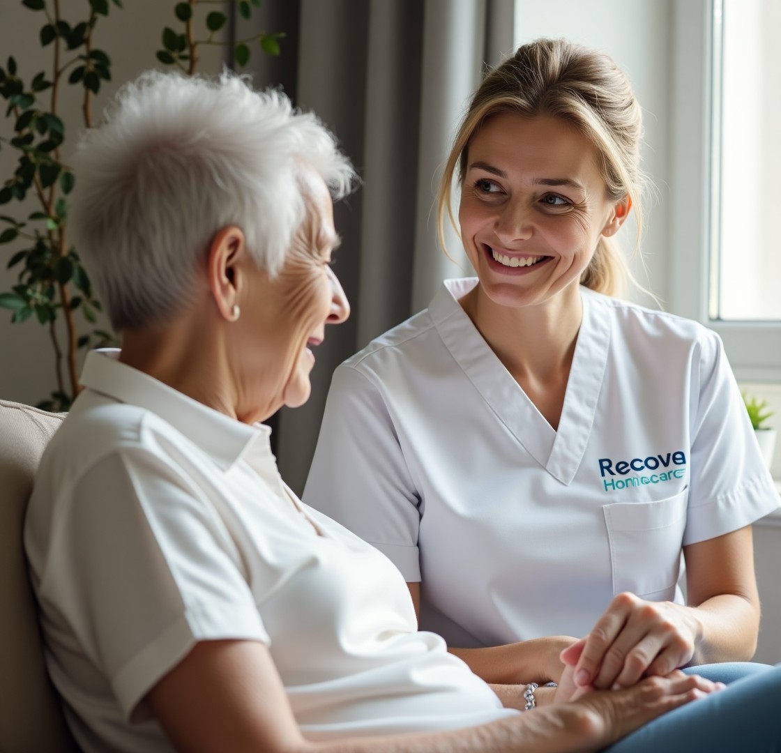 Physiotherapist helping patient
